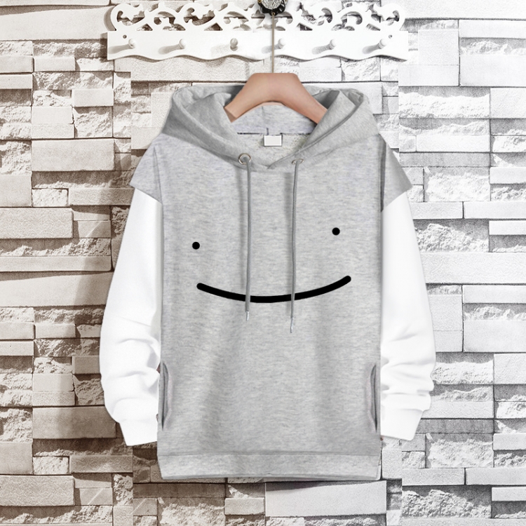 Dreamwastaken  fake two-piece thick hooded sweater from S to 3XL