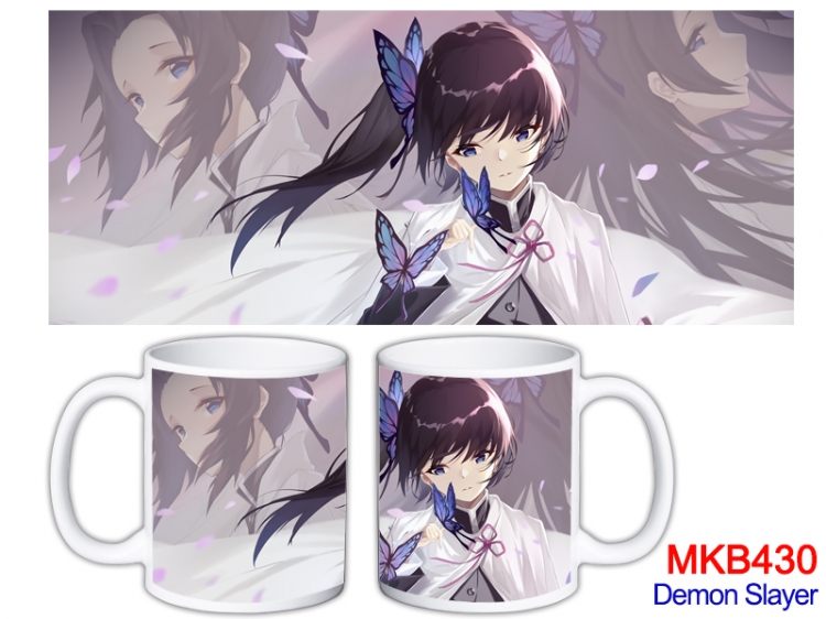 Demon Slayer Kimets Anime color printing ceramic mug cup price for 5 pcs MKB-430 