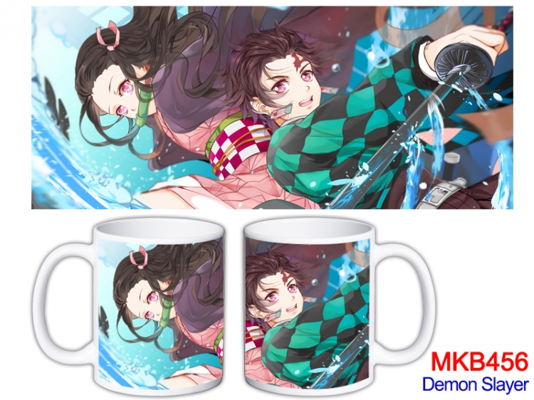 Demon Slayer Kimets Anime color printing ceramic mug cup price for 5 pcs MKB-456