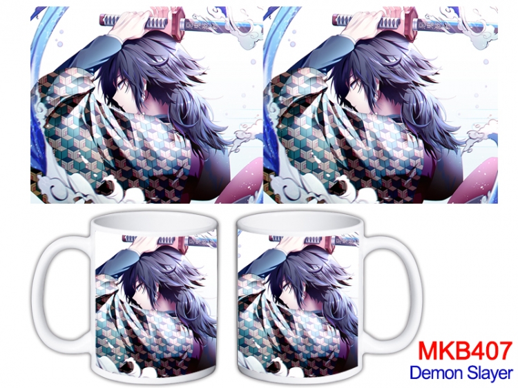 Demon Slayer Kimets Anime color printing ceramic mug cup price for 5 pcs  MKB-407