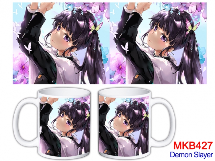 Demon Slayer Kimets Anime color printing ceramic mug cup price for 5 pcs MKB-427