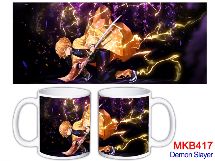Demon Slayer Kimets Anime color printing ceramic mug cup price for 5 pcs MKB-417