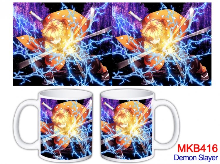Demon Slayer Kimets Anime color printing ceramic mug cup price for 5 pcs MKB-416