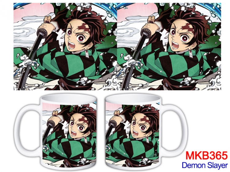 Demon Slayer Kimets Anime color printing ceramic mug cup price for 5 pcs MKB-365