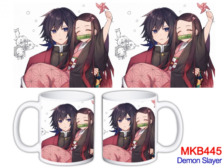 Demon Slayer Kimets Anime color printing ceramic mug cup price for 5 pcs  MKB-445