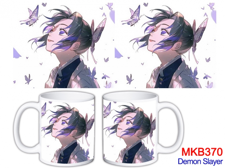 Demon Slayer Kimets Anime color printing ceramic mug cup price for 5 pcs   MKB-370