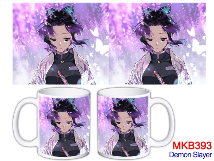 Demon Slayer Kimets Anime color printing ceramic mug cup price for 5 pcs   MKB-393