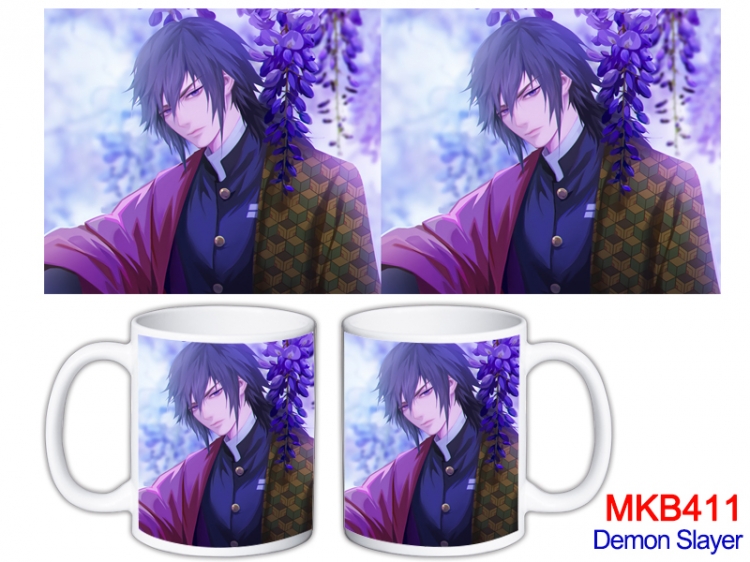 Demon Slayer Kimets Anime color printing ceramic mug cup price for 5 pcs  MKB-411