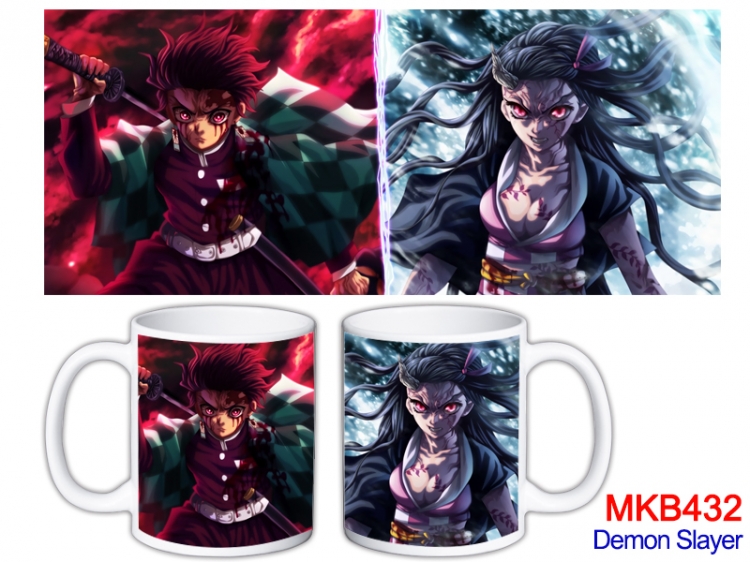 Demon Slayer Kimets Anime color printing ceramic mug cup price for 5 pcs  MKB-432