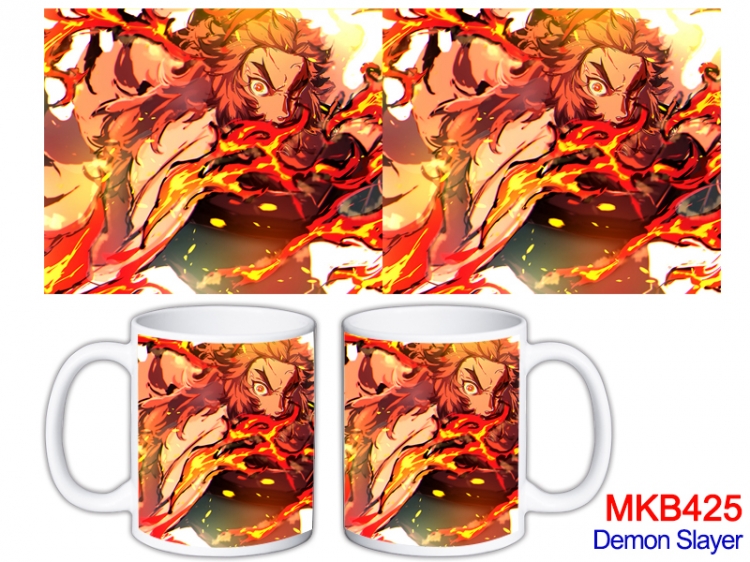 Demon Slayer Kimets Anime color printing ceramic mug cup price for 5 pcs  MKB-425