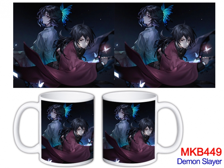 Demon Slayer Kimets Anime color printing ceramic mug cup price for 5 pcs  MKB-449