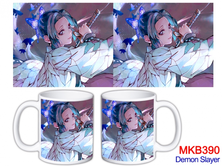 Demon Slayer Kimets Anime color printing ceramic mug cup price for 5 pcs  MKB-390