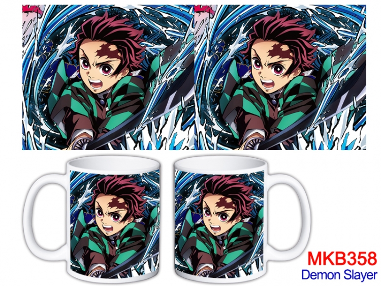 Demon Slayer Kime ts Anime color printing ceramic mug cup price for 5 pcs  MKB-444