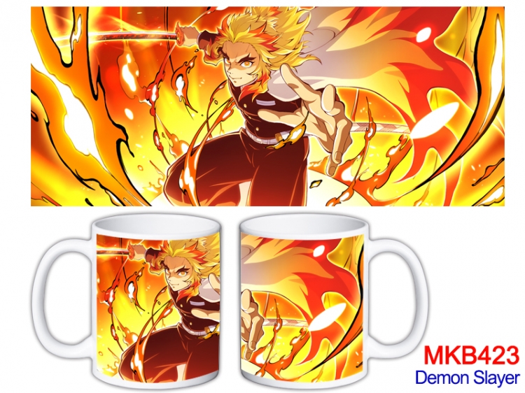 Demon Slayer Kimets Anime color printing ceramic mug cup price for 5 pcs  MKB-423