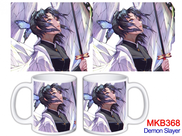 Demon Slayer Kimets Anime color printing ceramic mug cup price for 5 pcs  MKB-368