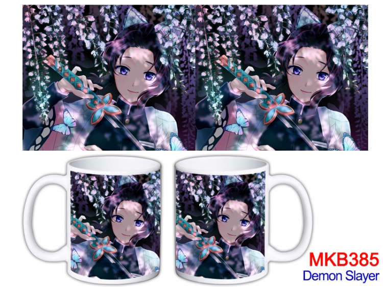 Demon Slayer Kimets Anime color printing ceramic mug cup price for 5 pcs  MKB-385