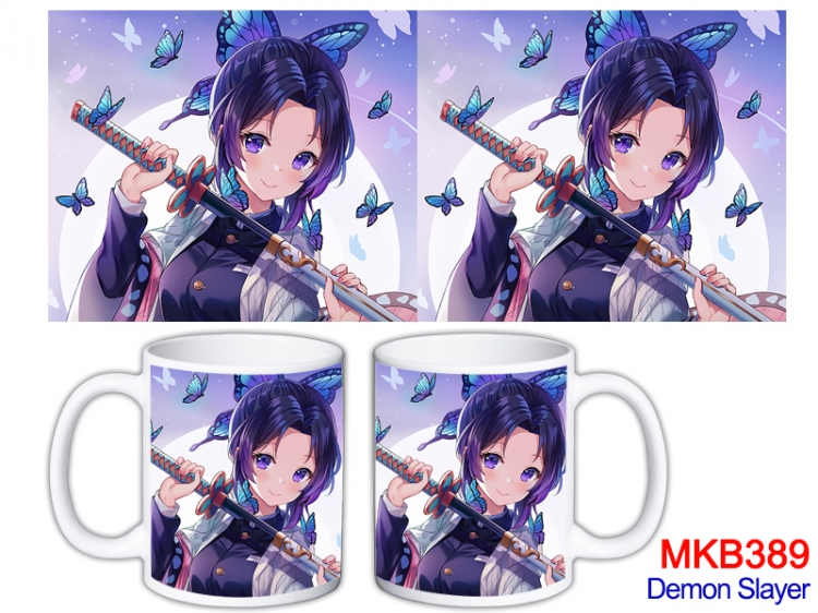 Demon Slayer Kimets Anime color printing ceramic mug cup price for 5 pcs  MKB-389