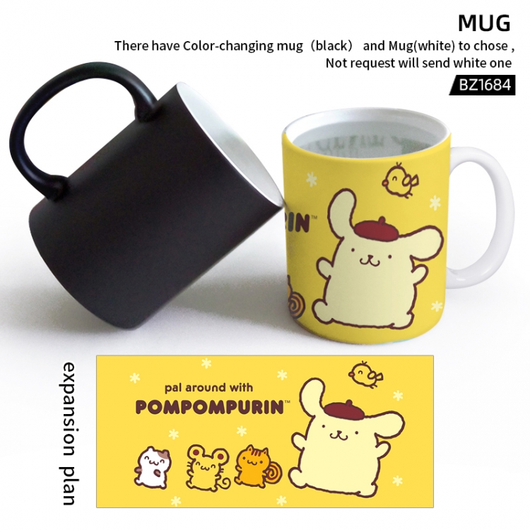 Pudding dog  color printing mug cup BZ1684