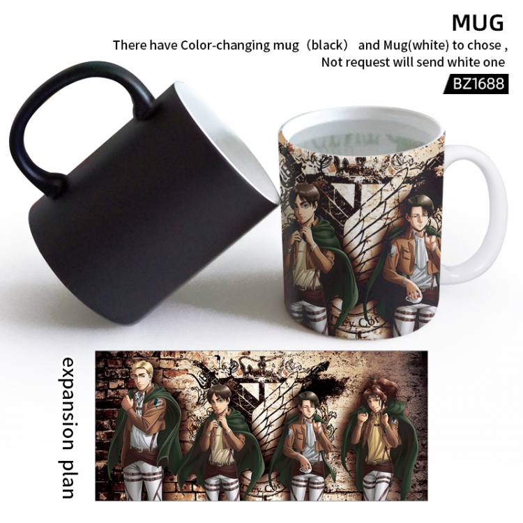 Shingeki no Kyojin Anime color printing mug cup BZ1688