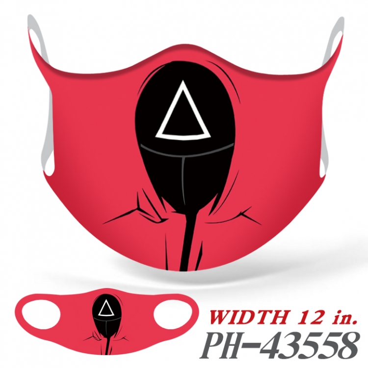 Squid Game COS full-color seamless ice silk monolithic mask price for 5 pcs PH-43558A