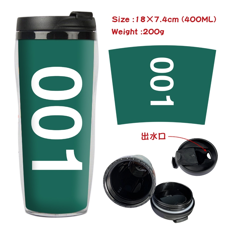 Squid Game Starbucks Leakproof Insulation cup Kettle 18X7.4CM 400ML