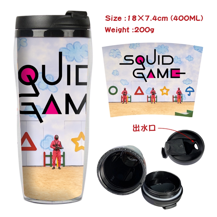 Squid Game Starbucks Leakproof Insulation cup Kettle 18X7.4CM 400ML