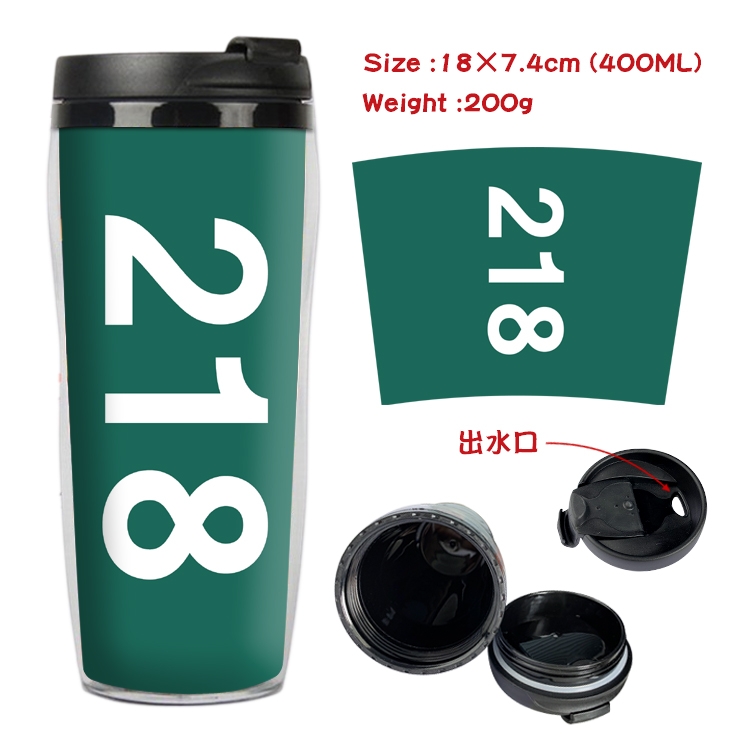 Squid Game Starbucks Leakproof Insulation cup Kettle 18X7.4CM 400ML