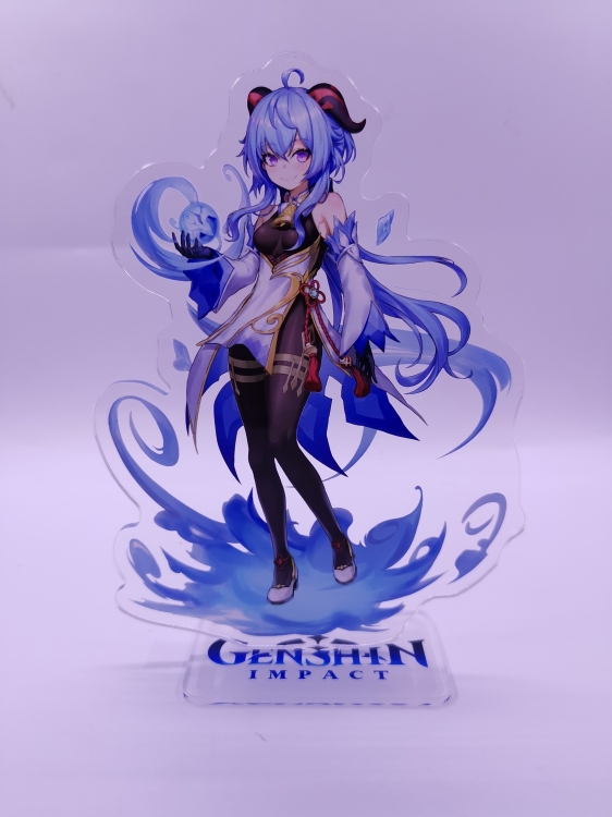 Genshin Impact  Anime  Acrylic  keychain Standing Plates 2449