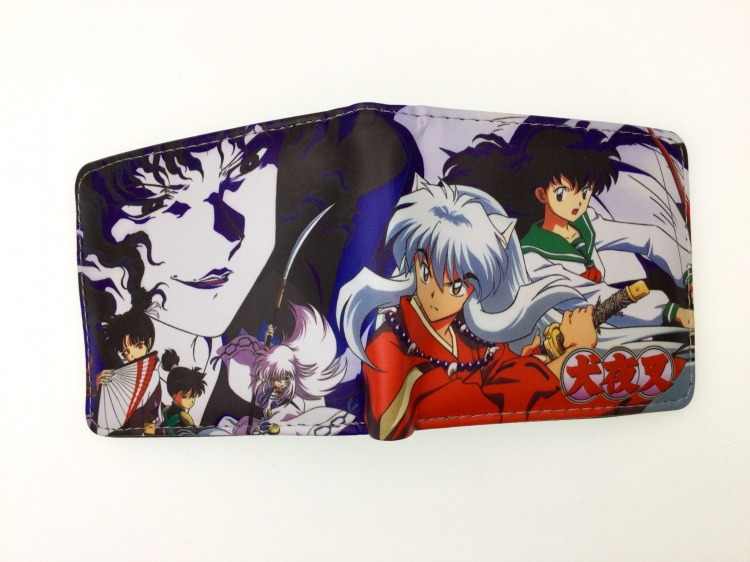 Inuyasha two fold  Short wallet 11X9.5CM 60G 