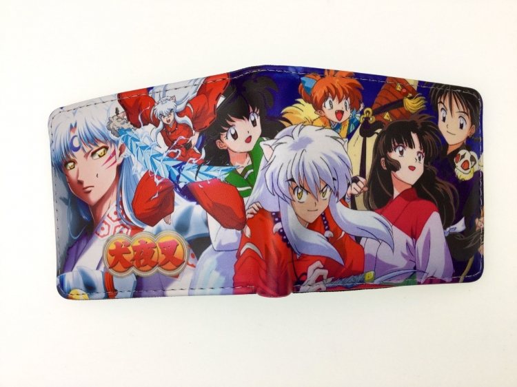 Inuyasha two fold  Short wallet 11X9.5CM 60G 