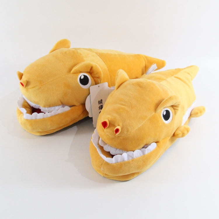 Primitive dinosaur All-inclusive foot pp cotton warm plush shoes 28x14x14cm