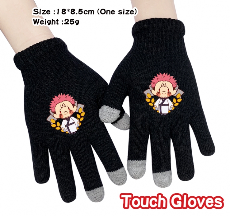 Jujutsu Kaisen   Anime knitted full finger gloves 18X8.5CM 