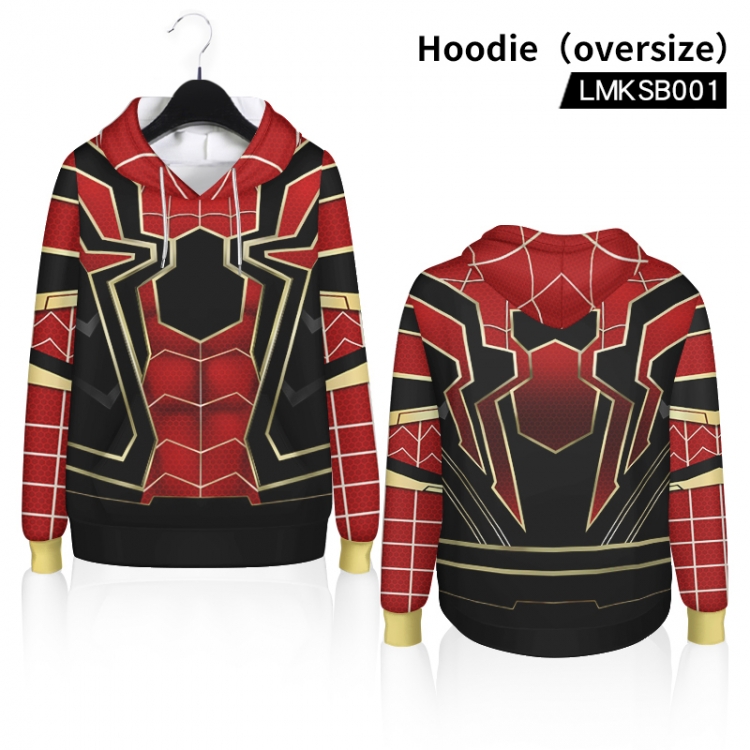 Spiderman Anime Hooded Sweatshirt oversize LMKSB001-