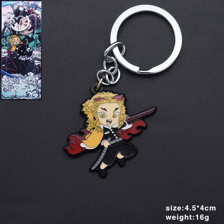 Demon Slayer Kimets Anime cartoon keychain school bag pendant price for 5 pcs