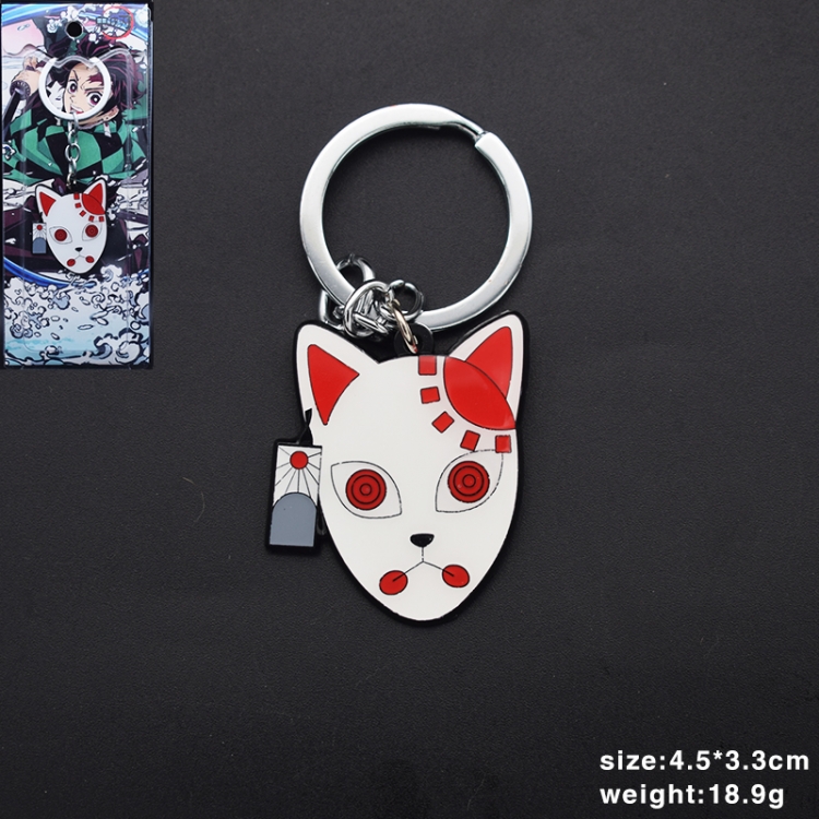   Demon Slayer Kimets Anime cartoon keychain school bag pendant style 2