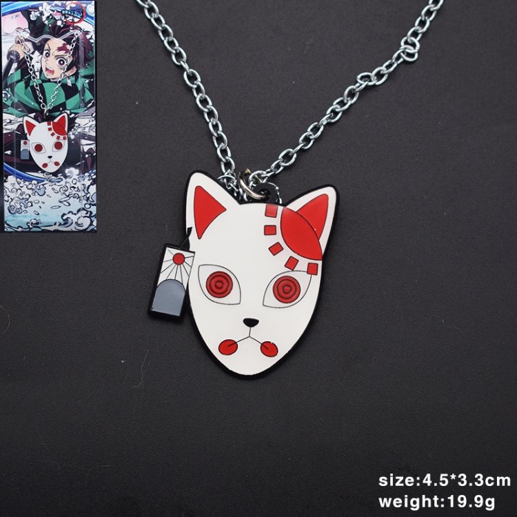  Demon Slayer Kimets Anime cartoon metal necklace pendant