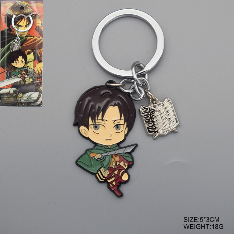 Shingeki no Kyojin Anime Cartoon Keychain School Bag Pendant