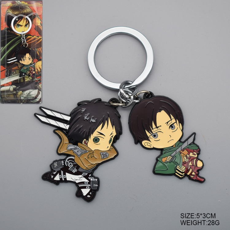 Shingeki no Kyojin Anime Cartoon Keychain School Bag Pendant