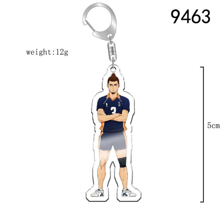 Haikyuu!! Anime acrylic Key Chain  price for 5 pcs 9463