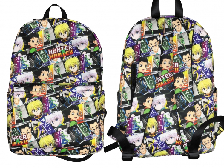 HunterXHunter Animation surrounding printed student backpack