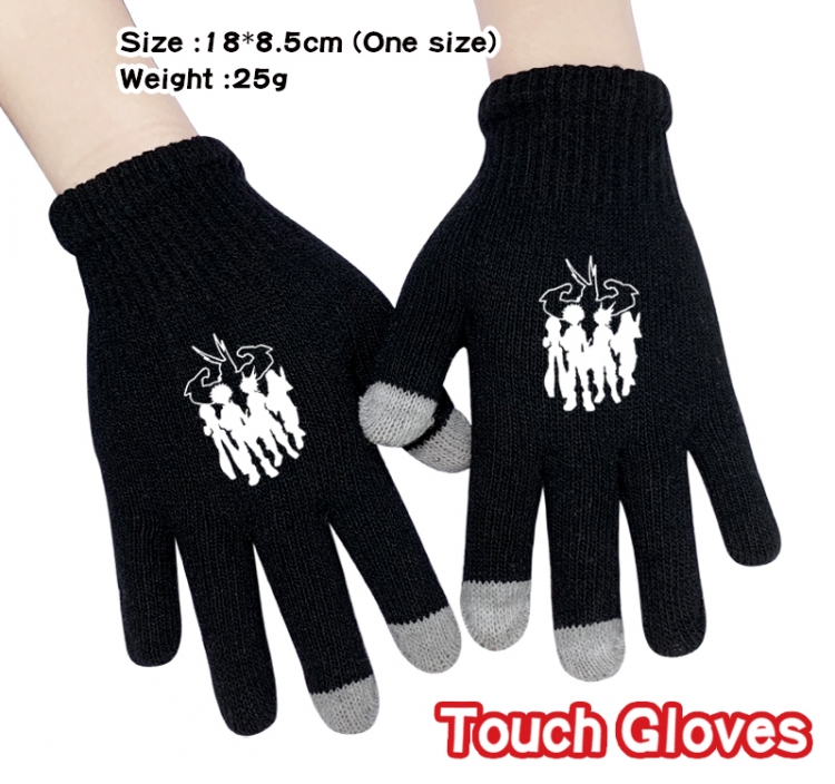 My Hero Academia  Anime knitted full finger gloves 18X8.5CM