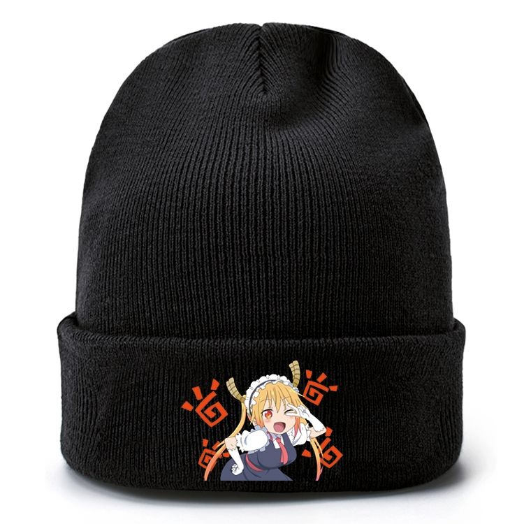 Miss Kobayashis Dragon Maid  Anime knitted hat woolen hat