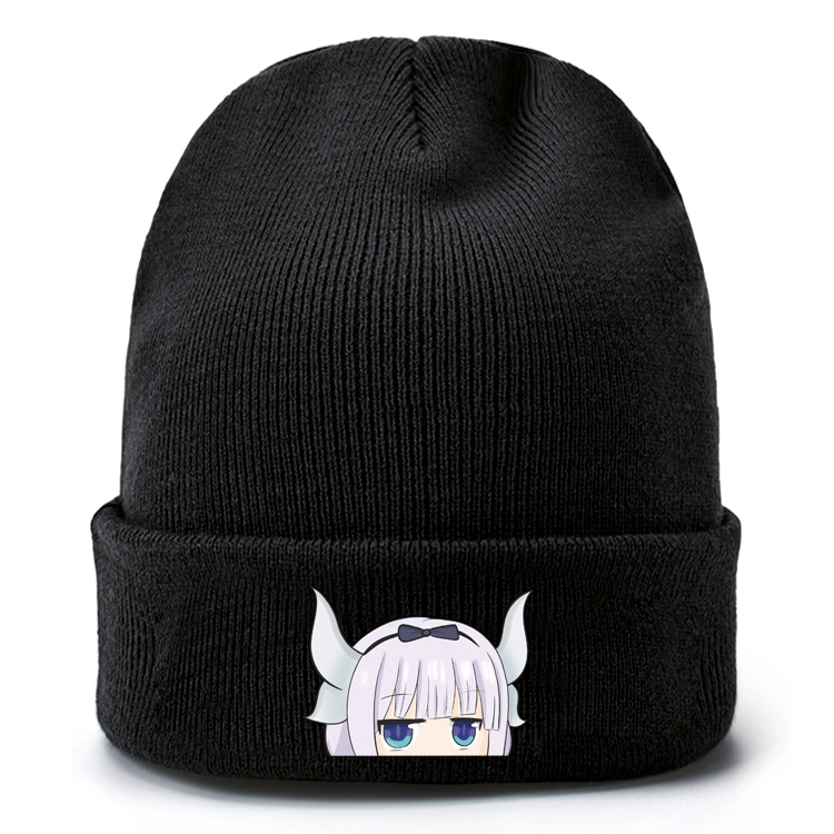 Miss Kobayashis Dragon Maid  Anime knitted hat woolen hat