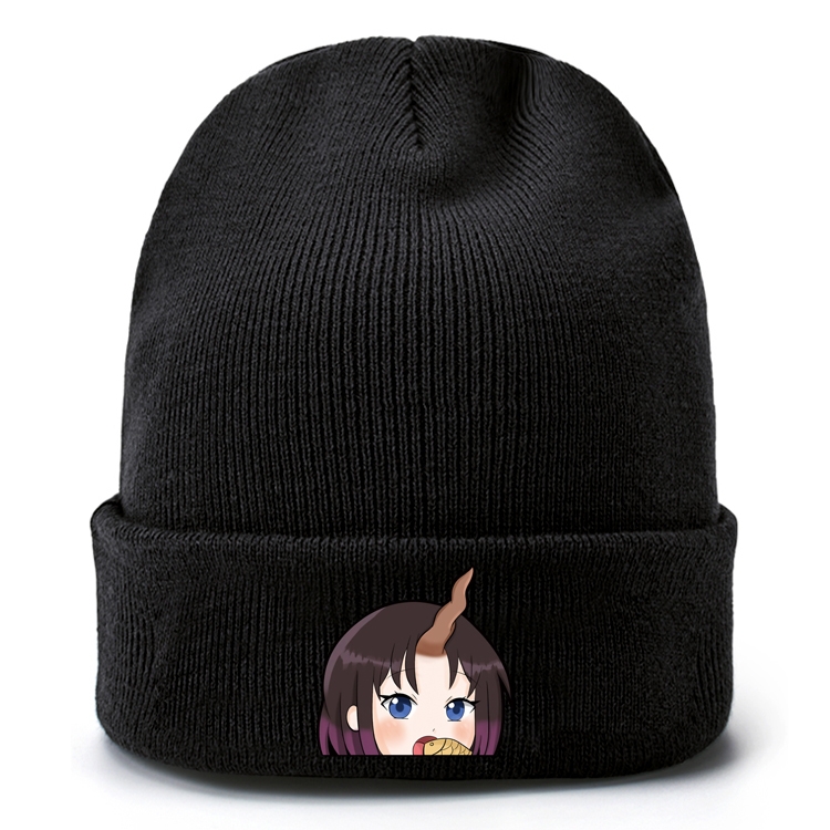 Miss Kobayashis Dragon Maid  Anime knitted hat woolen hat