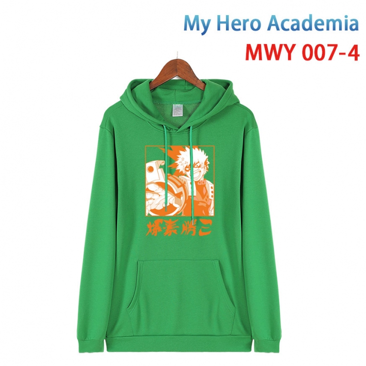My Hero Academia Pure cotton casual sweater with Hoodie  from S to 4XL  MWY 007 4