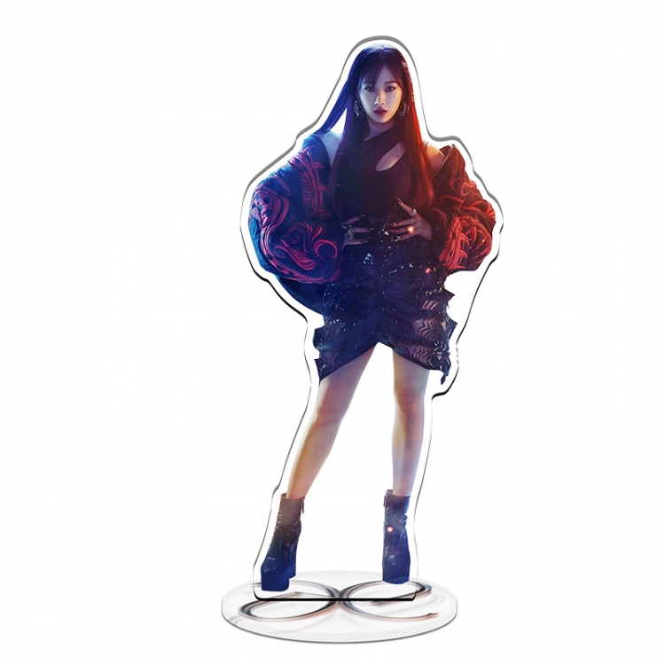 AESPA Korean girl group   acrylic Standing Plates Keychain