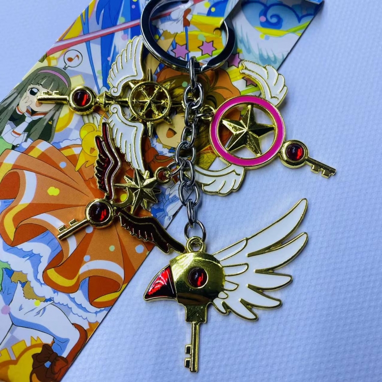 Card Captor Sakura cartoon skewers Key Chain school bag pendant 832