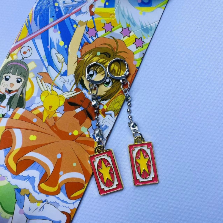 Card Captor Sakura Anime peripheral earrings pendant jewelry 1220