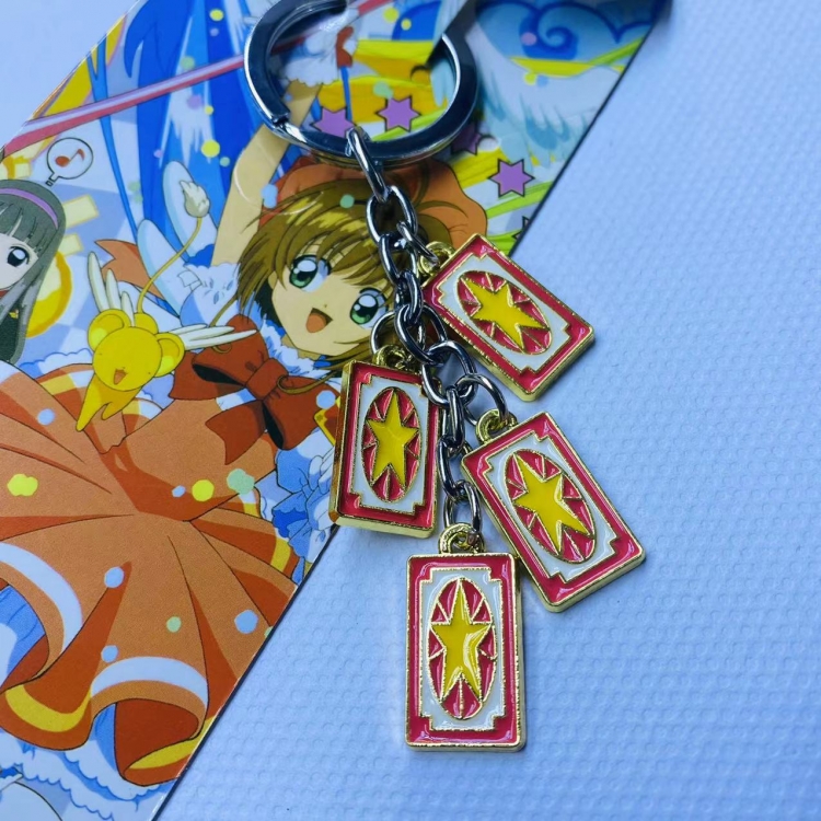 Card Captor Sakura Anime cartoon keychain school bag pendant