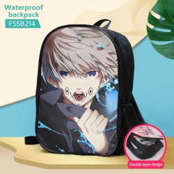 Jujutsu Kaisen  Anime double-layer waterproof schoolbag about 40×30×17cm FSSB214